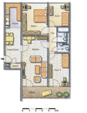 Foto - Wohnung zum Kaufen in Frankfurt am Main 349.900,00 € 104.07 m²