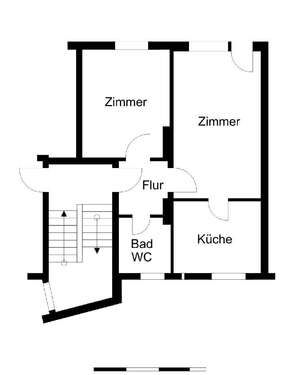 Foto - Wohnung zum Mieten in Bremerhaven 269,00 € 43.99 m²