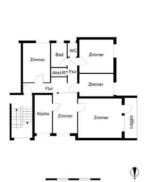 Foto - Wohnung zum Mieten in Bremerhaven 555,00 € 87.75 m²