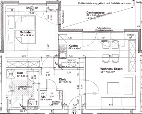 Foto - Wohnung zum Mieten in Wismar 532,00 € 56 m²