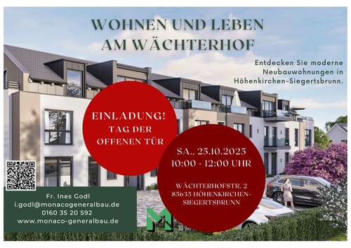 Foto - Wohnung zum Kaufen in Höhenkirchen-Siegertsbrunn 711.000,00 € 67.99 m²