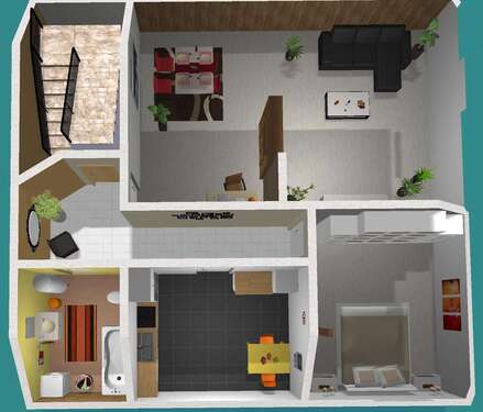 Foto - Wohnung zum Kaufen in Mönchengladbach 109.000,00 € 57 m²