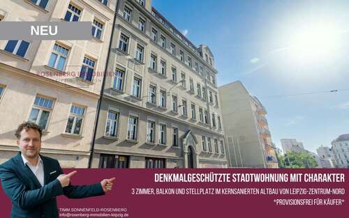 Foto - Wohnung zum Kaufen in Leipzig Leipzig Zentrum-Nord 274.900,00 € 99.85 m²