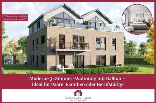 Foto - Wohnung zum Kaufen in Moormerland 299.000,00 € 73.2 m²