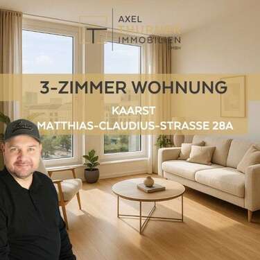 Foto - Wohnung zum Mieten in Kaarst 1.100,00 € 82.65 m²