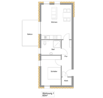 Wohnung zum Mieten in Bad Fredeburg 609,00 € 60 m²