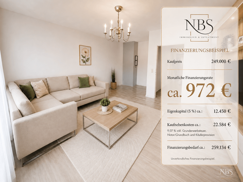 Foto - Wohnung zum Kaufen in Traunreut 249.000,00 € 87 m²