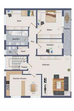 Foto - Wohnung zum Mieten in Römerberg 1.600,00 € 126 m²