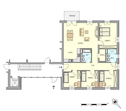 Foto - Wohnung zum Mieten in Weinböhla 1.563,00 € 133 m²