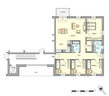 Foto - Wohnung zum Mieten in Weinböhla 1.563,00 € 133 m²