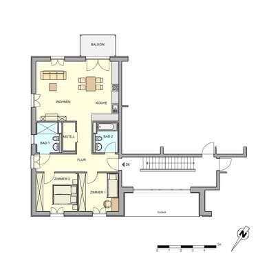Foto - Wohnung zum Mieten in Weinböhla 1.080,00 € 90 m²