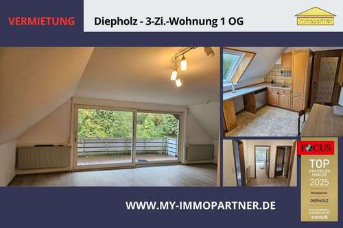 Foto - Wohnung zum Mieten in Diepholz 730,00 € 90 m²