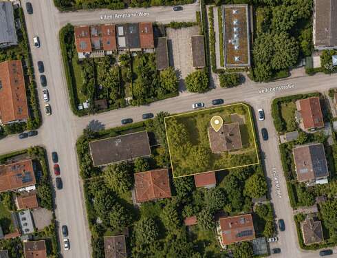 Foto - Grundstück zu verkaufen in München-Hadern 1.900.000,00 € 766 m²