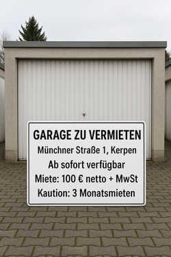 Foto - Garage zu vermieten in Kerpen 100,00 €