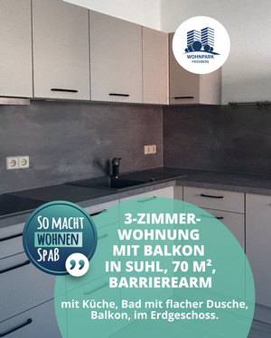 Foto - Wohnung zum Mieten in Suhl 400,00 € 70.3 m²