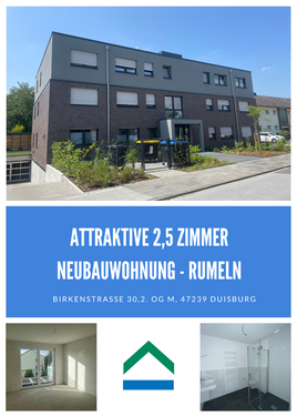Foto - Wohnung zum Mieten in Duisburg 810,65 € 63.68 m²