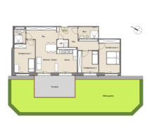 Wohnung zum Mieten in Leverkusen 1.495,00 € 104 m²