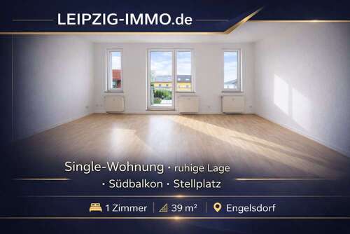 Foto - Wohnung zum Mieten in Leipzig 300,00 € 39 m²