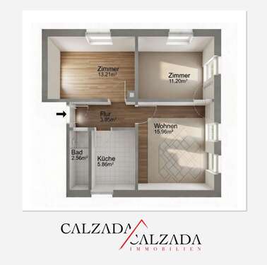 Foto - Wohnung zum Kaufen in Hannover 139.000,00 € 52.74 m²