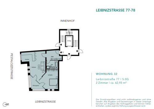 Foto - Wohnung zum Kaufen in Berlin 281.950,00 € 62 m²