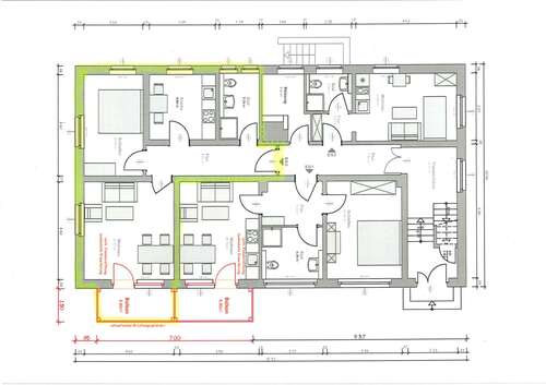 Foto - Wohnung zum Mieten in Naumburg 545,00 € 54.71 m²