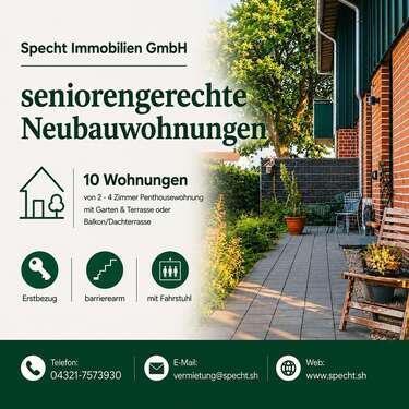 Foto - Wohnung zum Mieten in Neumünster 2.248,00 € 112 m²