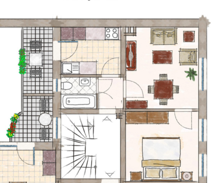 Foto - Wohnung zum Mieten in Essen 450,00 € 40 m²