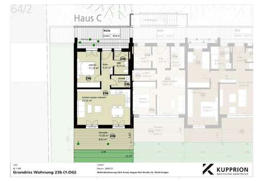 Foto - Wohnung zum Mieten in Singen (Hohentwiel) 820,00 € 58.36 m²
