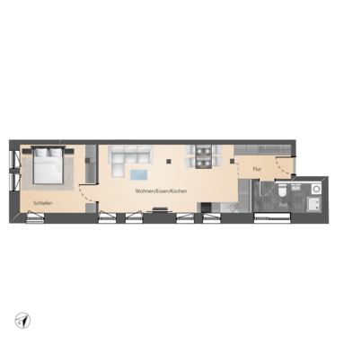 Foto - Wohnung zum Kaufen in Überlingen 500.650,00 € 58.94 m²