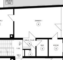 Wohnung zum Mieten in Stuttgart 825,00 € 58 m²