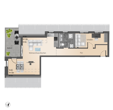 Foto - Wohnung zum Kaufen in Überlingen 586.960,00 € 66.57 m²