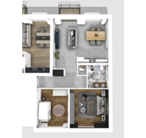 Wohnung zum Mieten in Hövelhof 1.016,89 € 70.13 m²