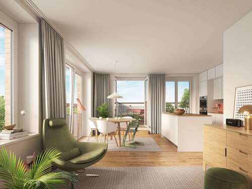 Foto - Wohnung zum Mieten in Hannover 684,00 € 40.83 m²