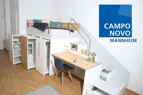 Foto - Wohnung zum Mieten in Mannheim 530,00 € 25 m²