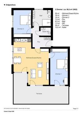 Foto - Wohnung zum Mieten in Lindau 1.370,00 € 99.5 m²