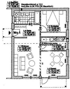 Foto - Wohnung zum Mieten in Leipzig 649,86 € 62.01 m²