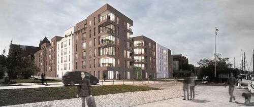 Foto - Wohnung zum Mieten in Greifswald 1.368,33 € 97.39 m²