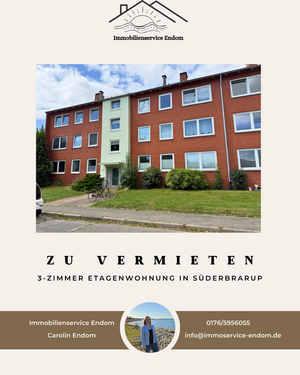 Foto - Wohnung zum Mieten in Süderbrarup 520,00 € 73.95 m²