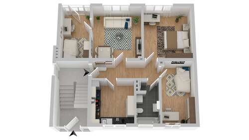 Foto - Wohnung zum Mieten in Suhl 506,48 € 73.4 m²