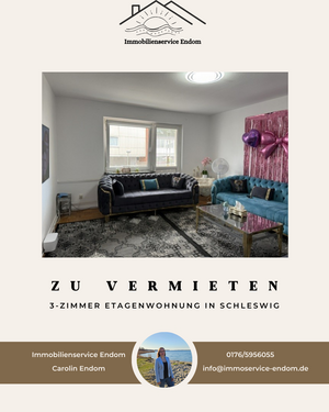 Foto - Wohnung zum Mieten in Schleswig 520,00 € 66 m²