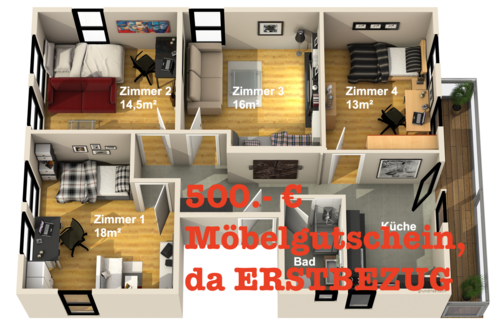 Foto - WG-Zimmer in Stuttgart 480,00 € 15 m²