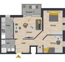 Wohnung zum Mieten in Bovenden 503,03 € 78.11 m²