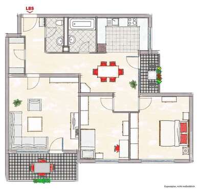 Foto - Wohnung zum Mieten in Radolfzell 982,00 € 90 m²