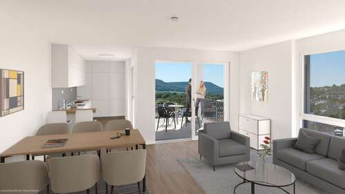 Foto - Wohnung zum Mieten in Pfullingen 1.250,00 € 87.85 m²