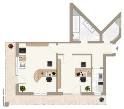 Foto - Büro in Emmendingen 720,00 € 68.04 m²