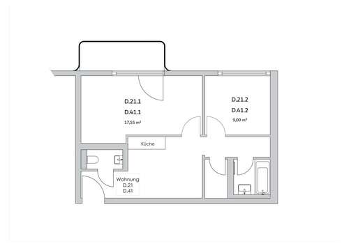 Foto - WG-Zimmer in Berlin 730,00 € 9 m²