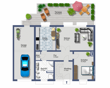 Foto - Wohnung zum Mieten in Köln 1.500,00 € 94 m²