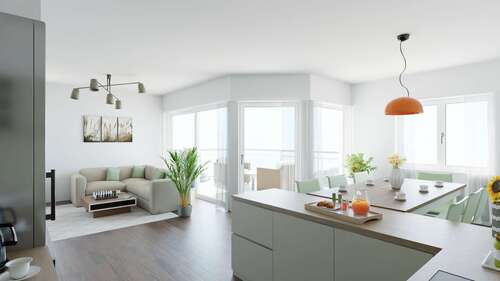 Foto - Wohnung zum Kaufen in Marktoberdorf 449.900,00 € 73.51 m²