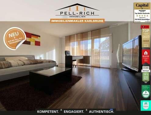 Foto - Wohnung zum Mieten in Karlsruhe 800,00 € 36.06 m²