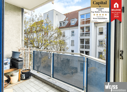 Foto - Wohnung zum Kaufen in Würzburg 222.000,00 € 61.87 m²